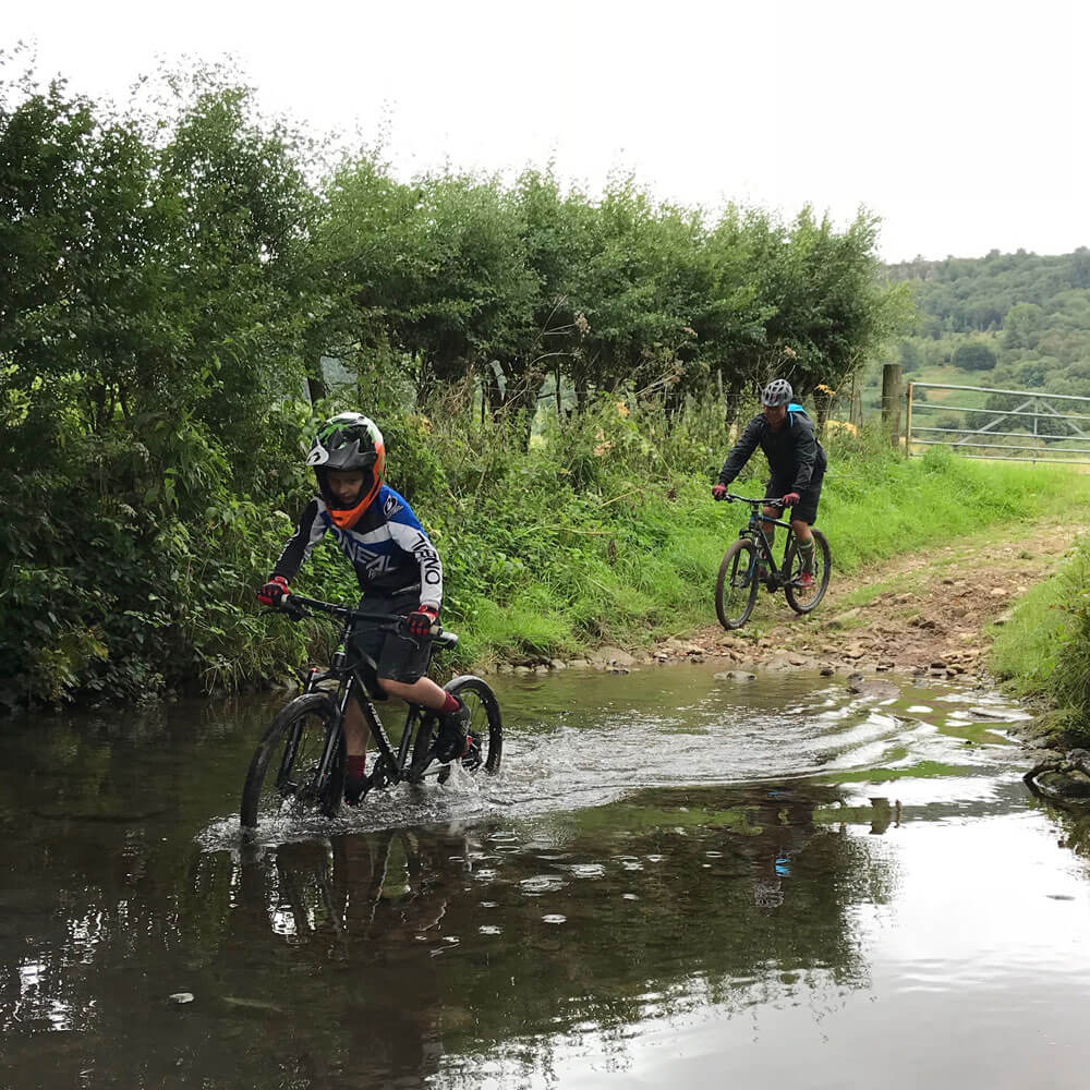 fording stream near boltby
